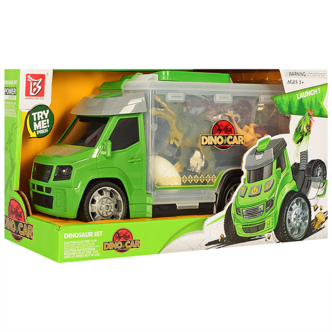 Писта Raya Toys Камион Dino Car със светлини и звуци