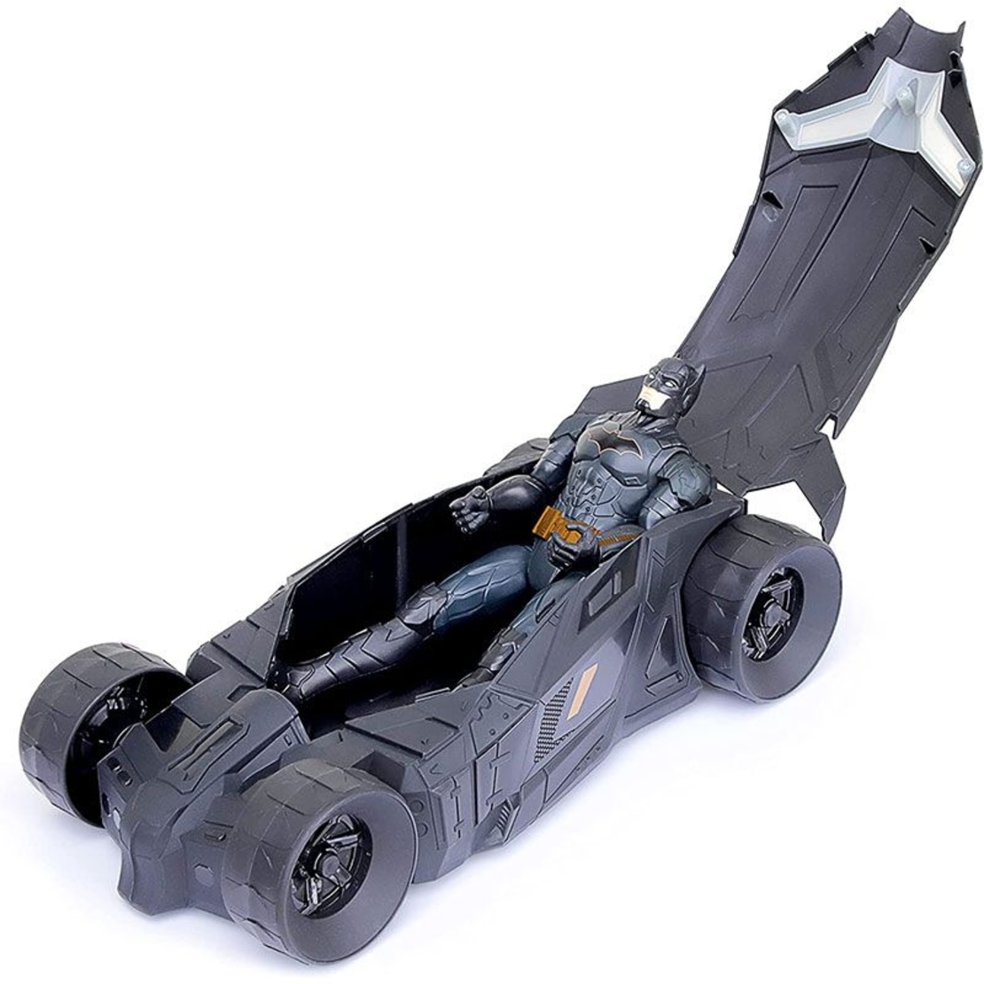 Игрален комплект Spin Master DC Comics Batman Батмобил с екшън фигура 30 см