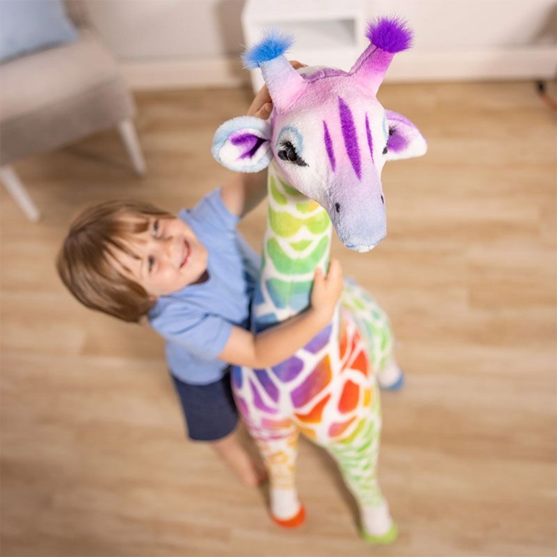 Плюшена играчка Melissa and Doug шарен Жираф, 121 см.