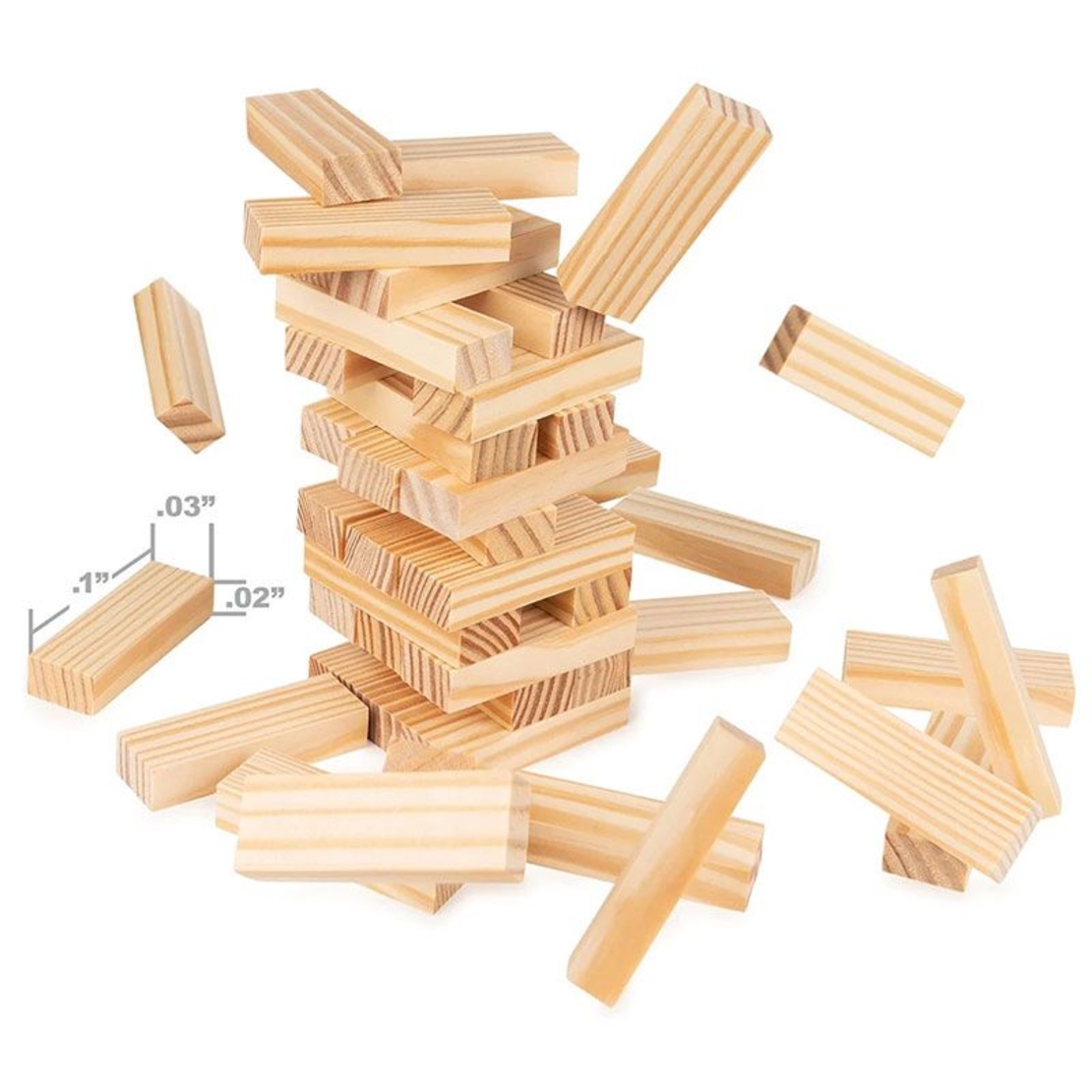 Настолна игра дженга Spin Master Jumbling Tower Cardinal Classics