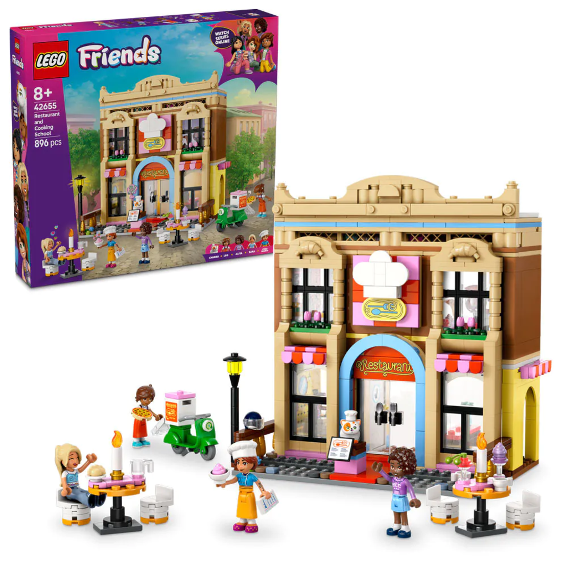 LEGO® Friends Ресторант и кулинарно училище 42655