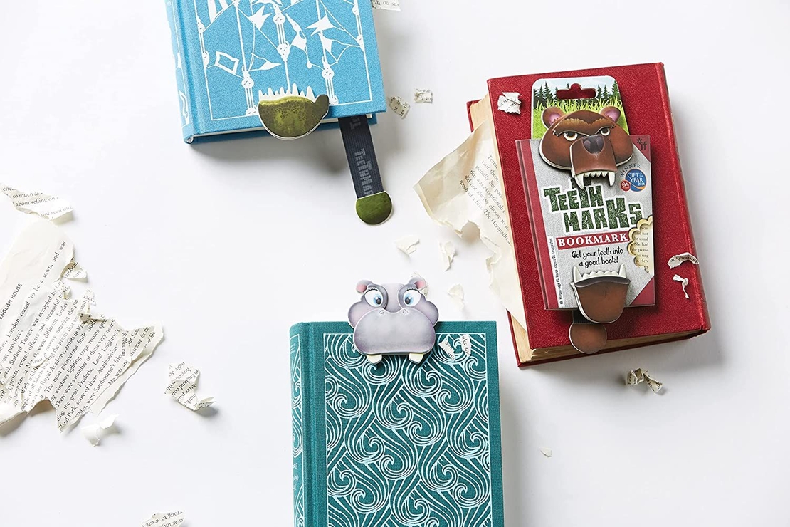 Разделител за книга със зъби - Вълк