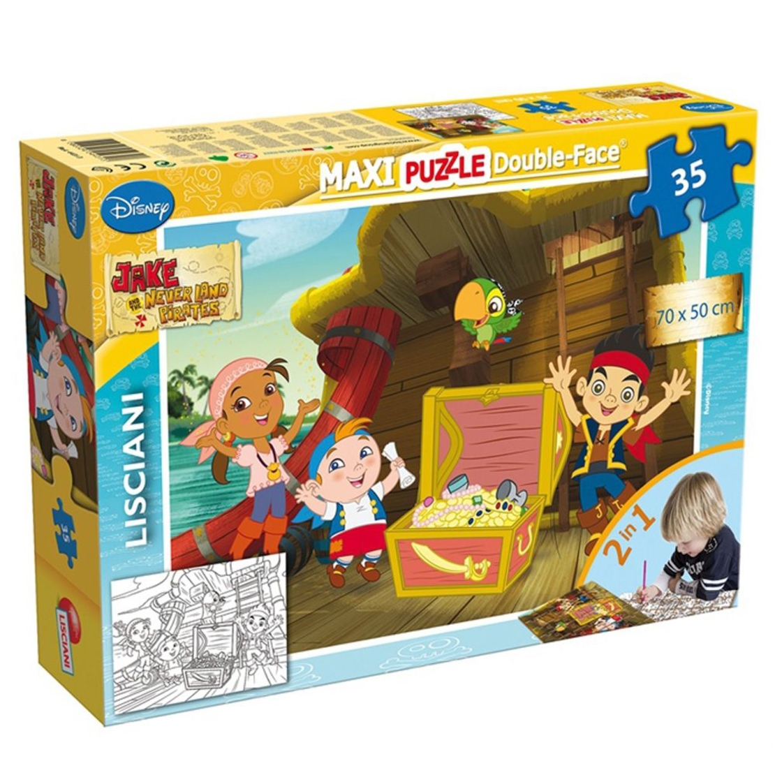 Детски пъзел Lisciani Jake 35ч 46508