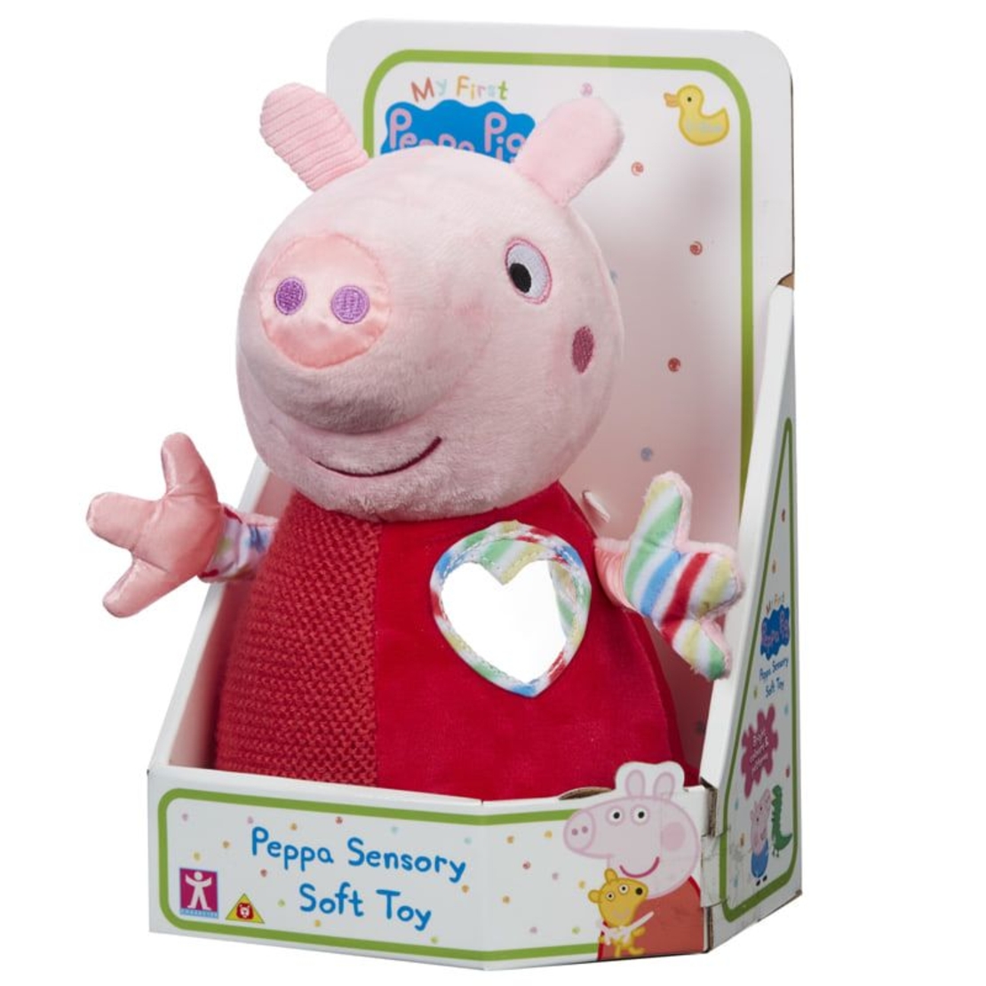 Сензорна плюшена играчка TM Toys My First Peppa Pig, 24 см., 37909