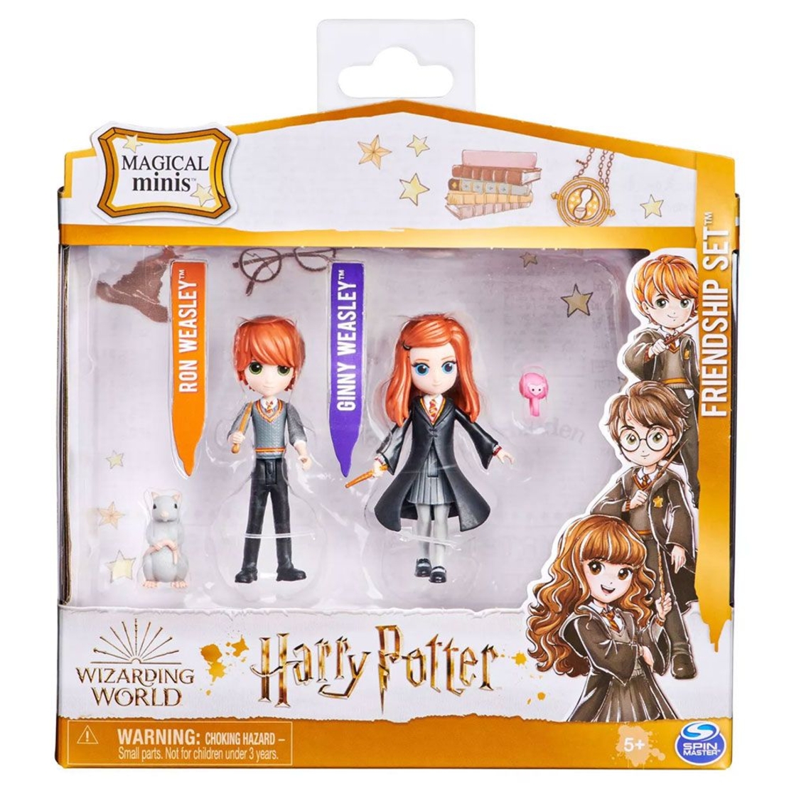 Комплект фигури Spin Master Harry Potter Wizarding World Ron and Ginny Weasley