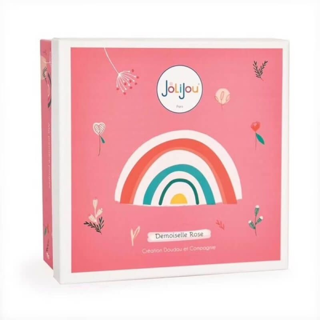 Плюшена играчка Doudou Mlle Rose кукла 21 см, JJ6006