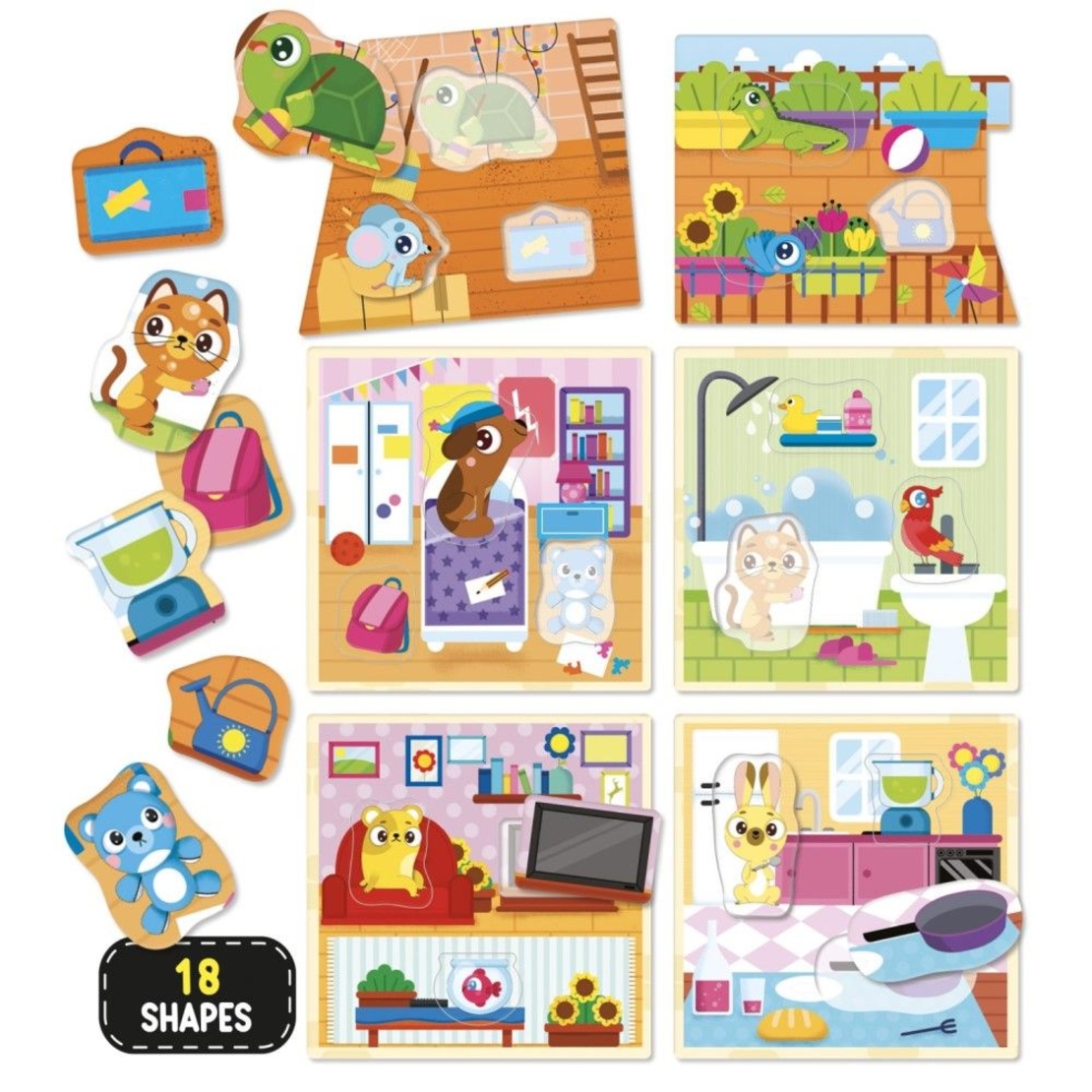Бебешка игра Lisciani Montessori Бебешка къща