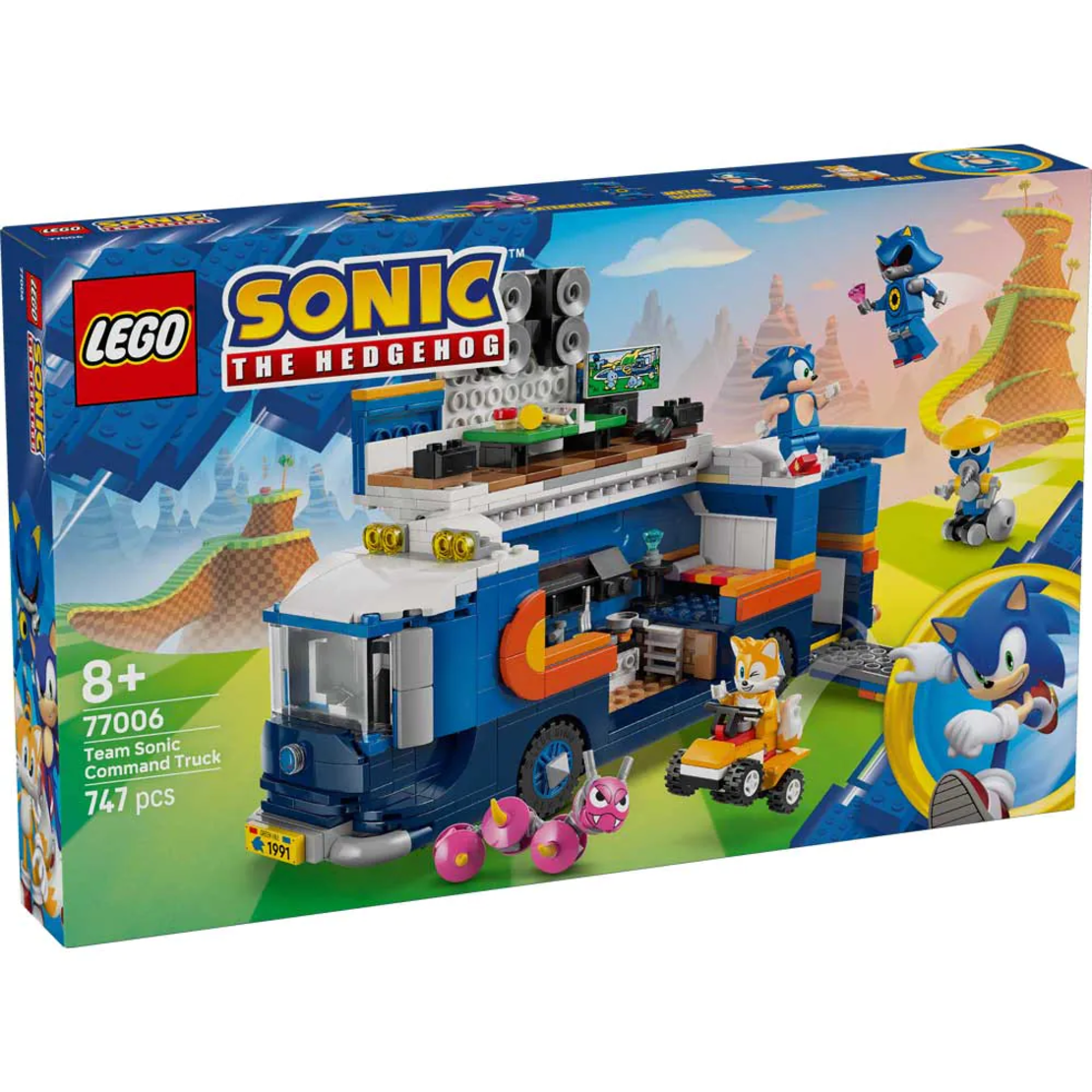 LEGO® Sonic Команден камион на екипа на Sonic 77006