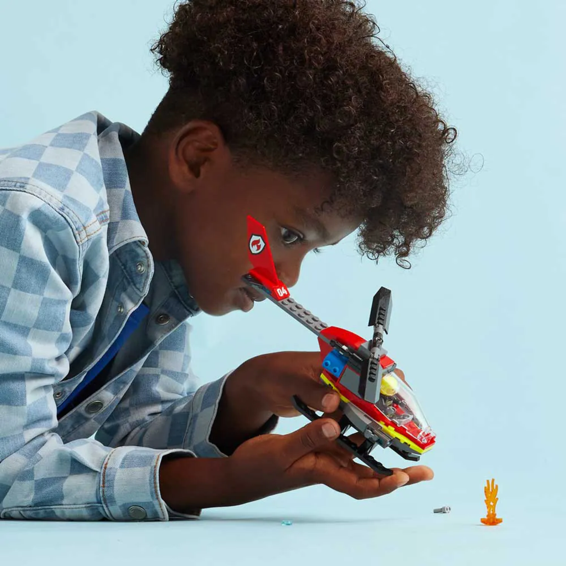 LEGO® City Спасителен пожарникарски хеликоптер 60411