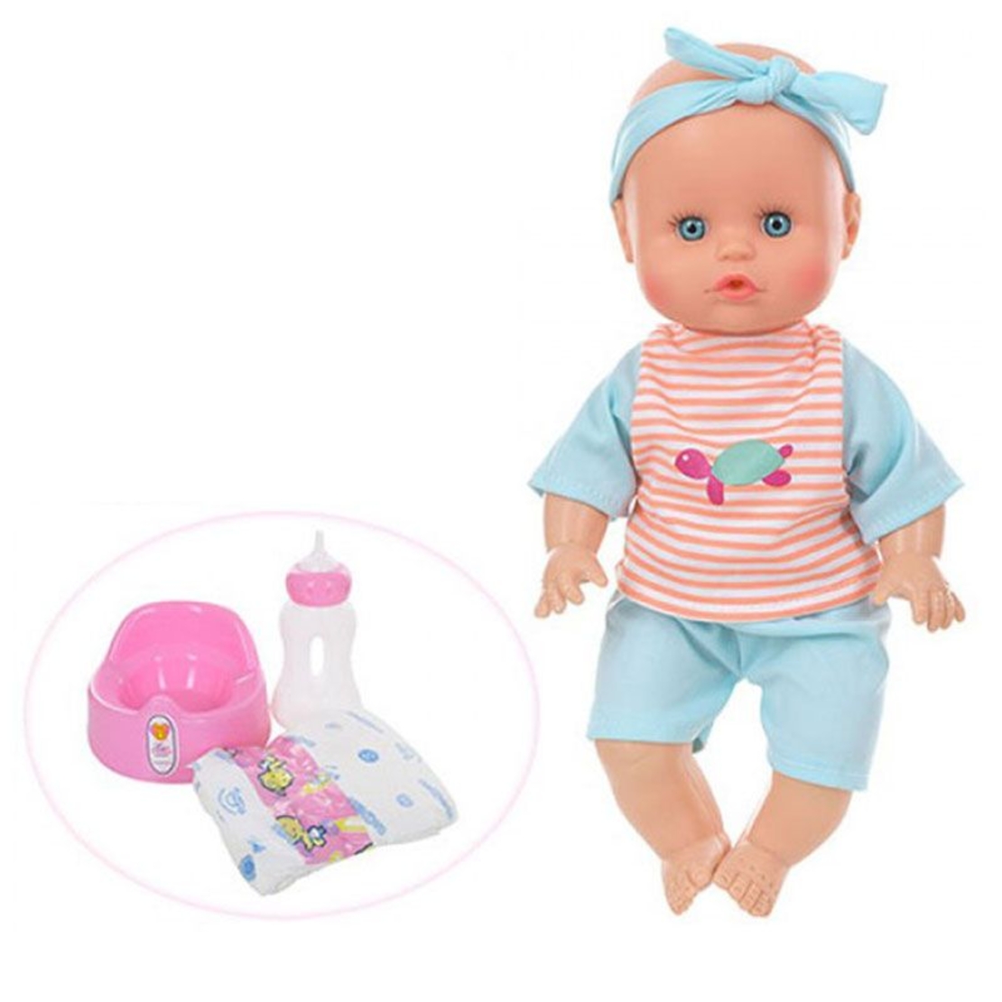 Кукла бебе Raya Toys Bonnie, Пишкащо, с аксесоари