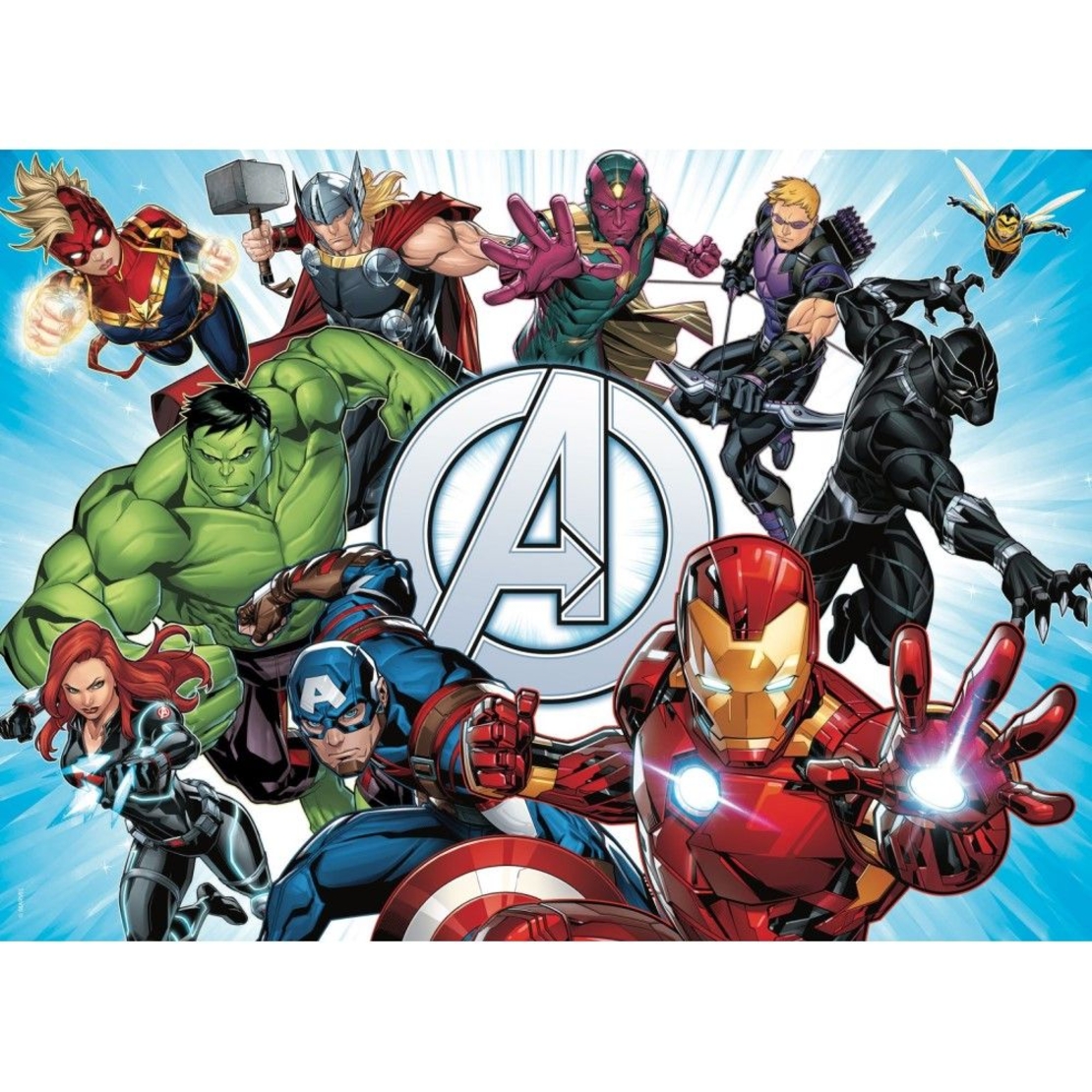 Детски пъзел Lisciani M-Plus Marvel Avengers 60ч.