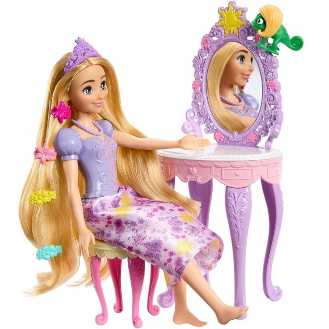 Кукла Mattel Disney Princess Rapunzel, с тоалетка и аксесоари