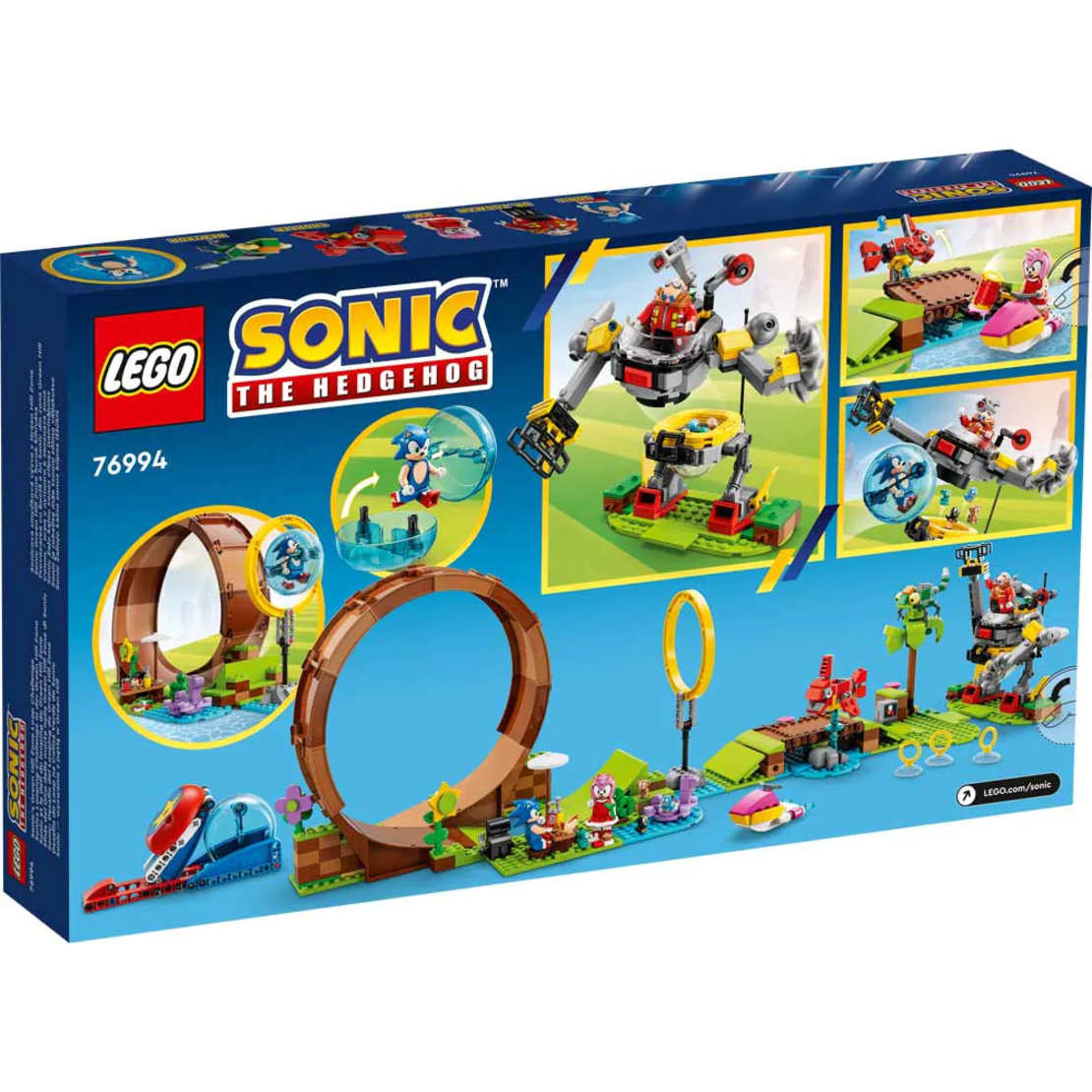 LEGO® Sonic Игра с лупинги в зелената зона 76994