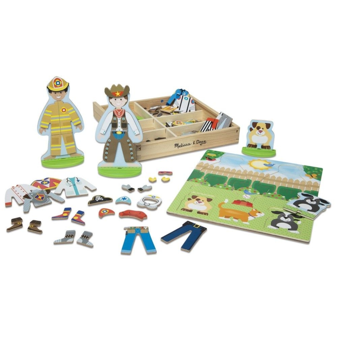 Дървена магнитна игра Професии Melissa and Doug 19309