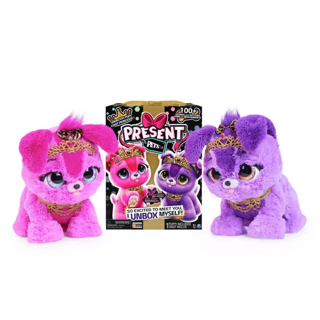 Интерактивна играчка изненада Spin Master Present Pets Sparkle Princess 6061363