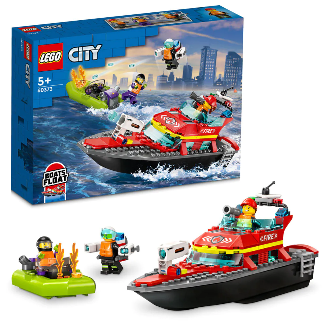 LEGO® City Пожарникарска спасителна лодка 60373