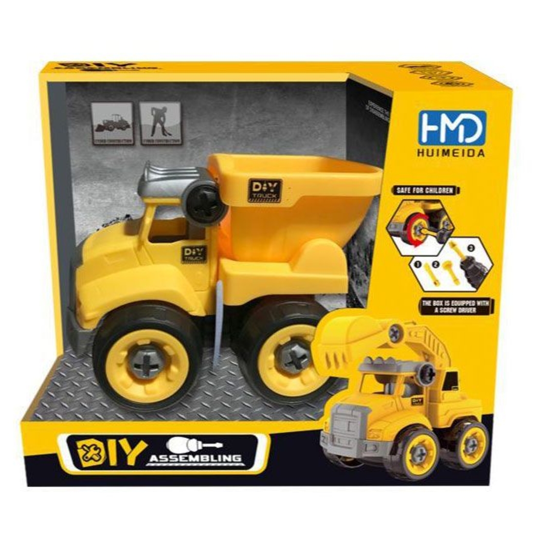 Строителна машина за игра Raya Toys DIY за сглобяване