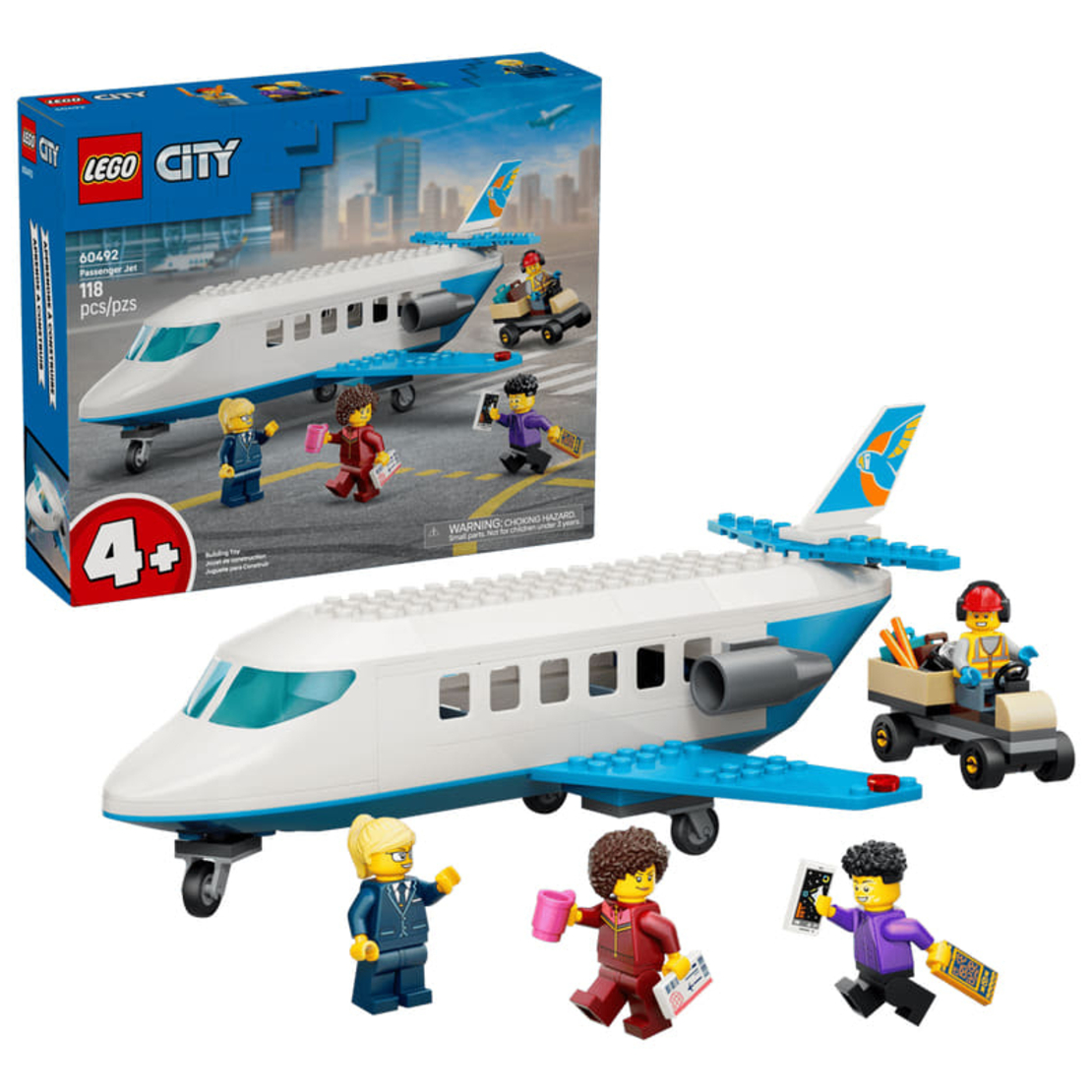 LEGO® City Пътнически самолет 60492