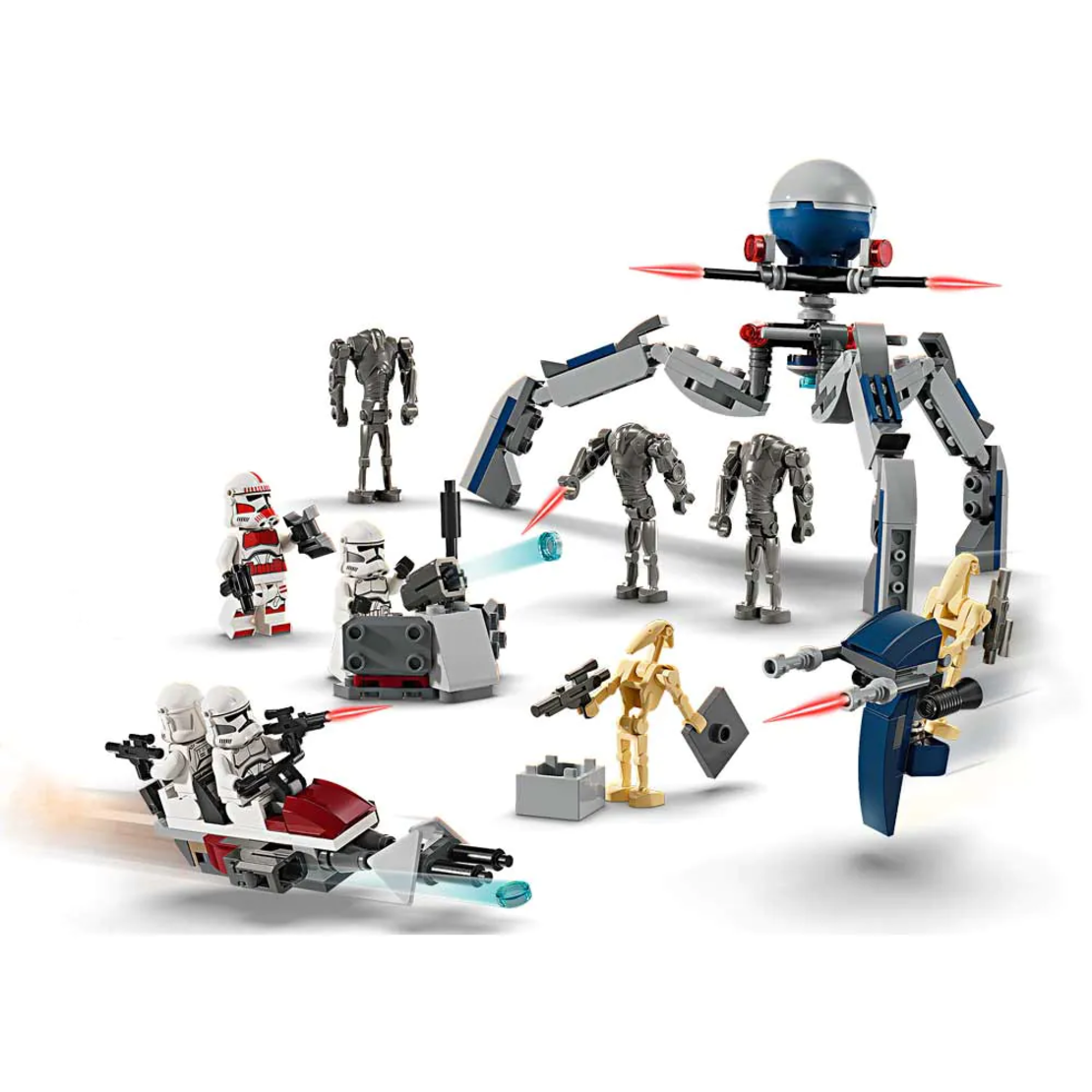 LEGO® Star Wars™ Клонинг щурмовак и боен дроид – боен пакет 75372