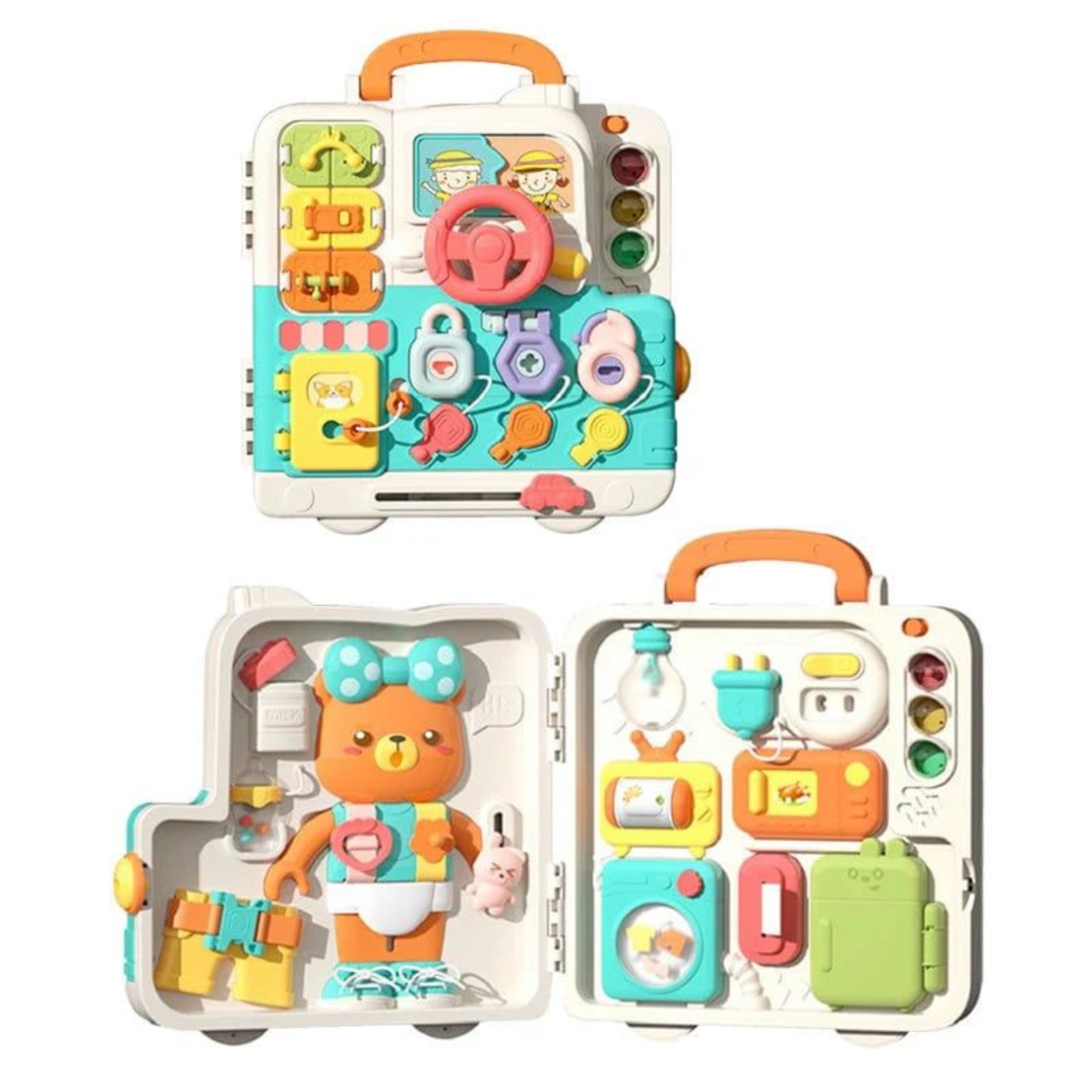 Бебешко образователно куфарче активити Raya Toys с музика и светлини