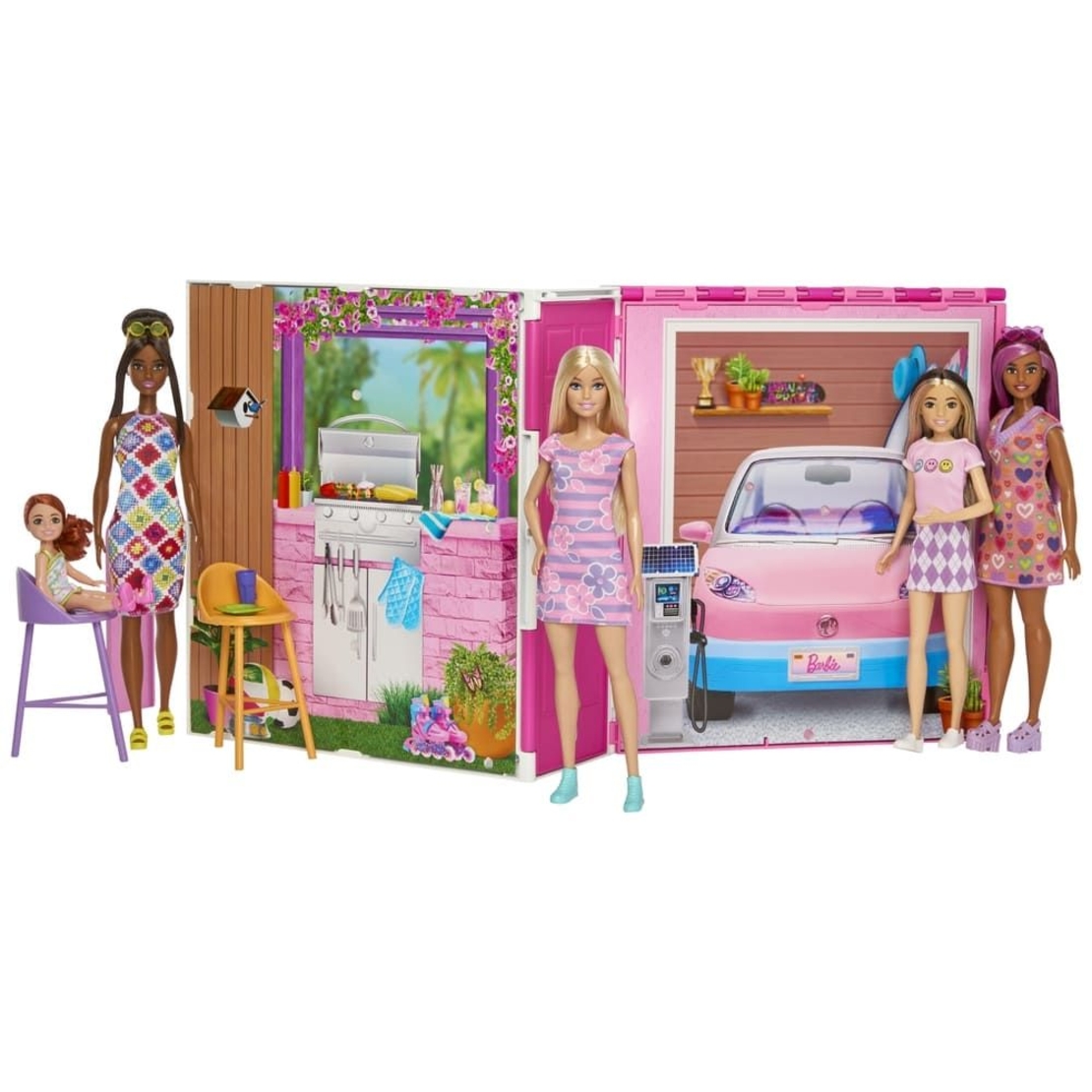 Къща за кукли Mattel Barbie Getaway House, сгъваема