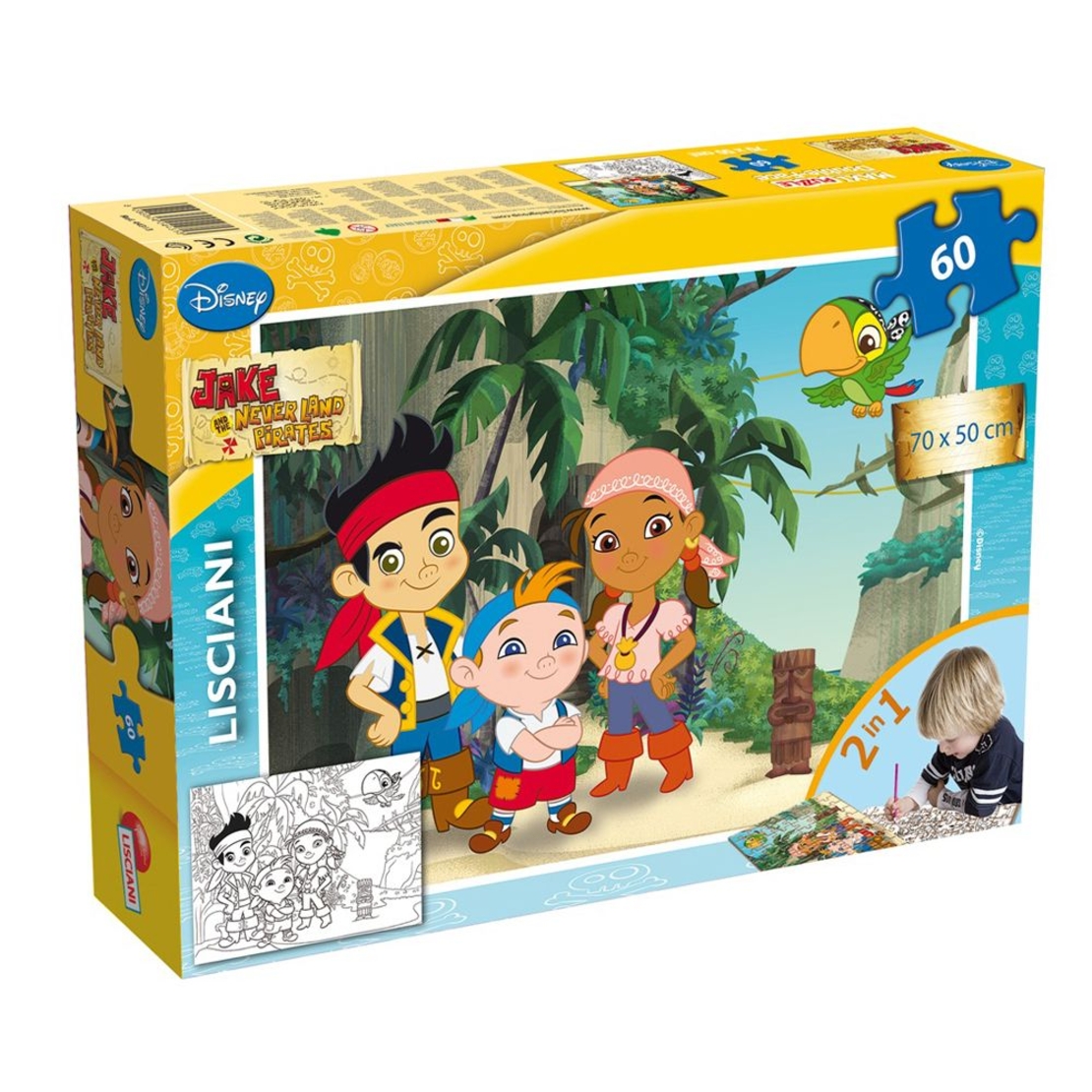 Детски пъзел Lisciani Jake 60ч 46584