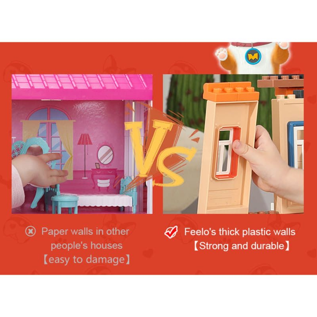 Kонструктор Feelo Луксозна вила, 690 ч., 1804