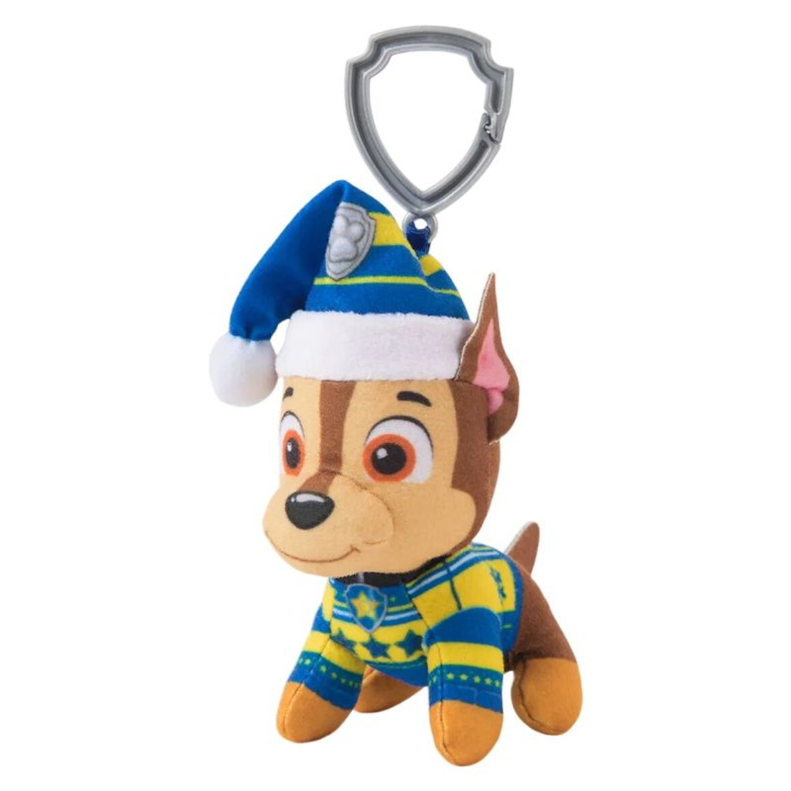 Плюшена играчка Spin Master Paw Patrol Winter Holiday Pups, с ключодържател, 10 см.
