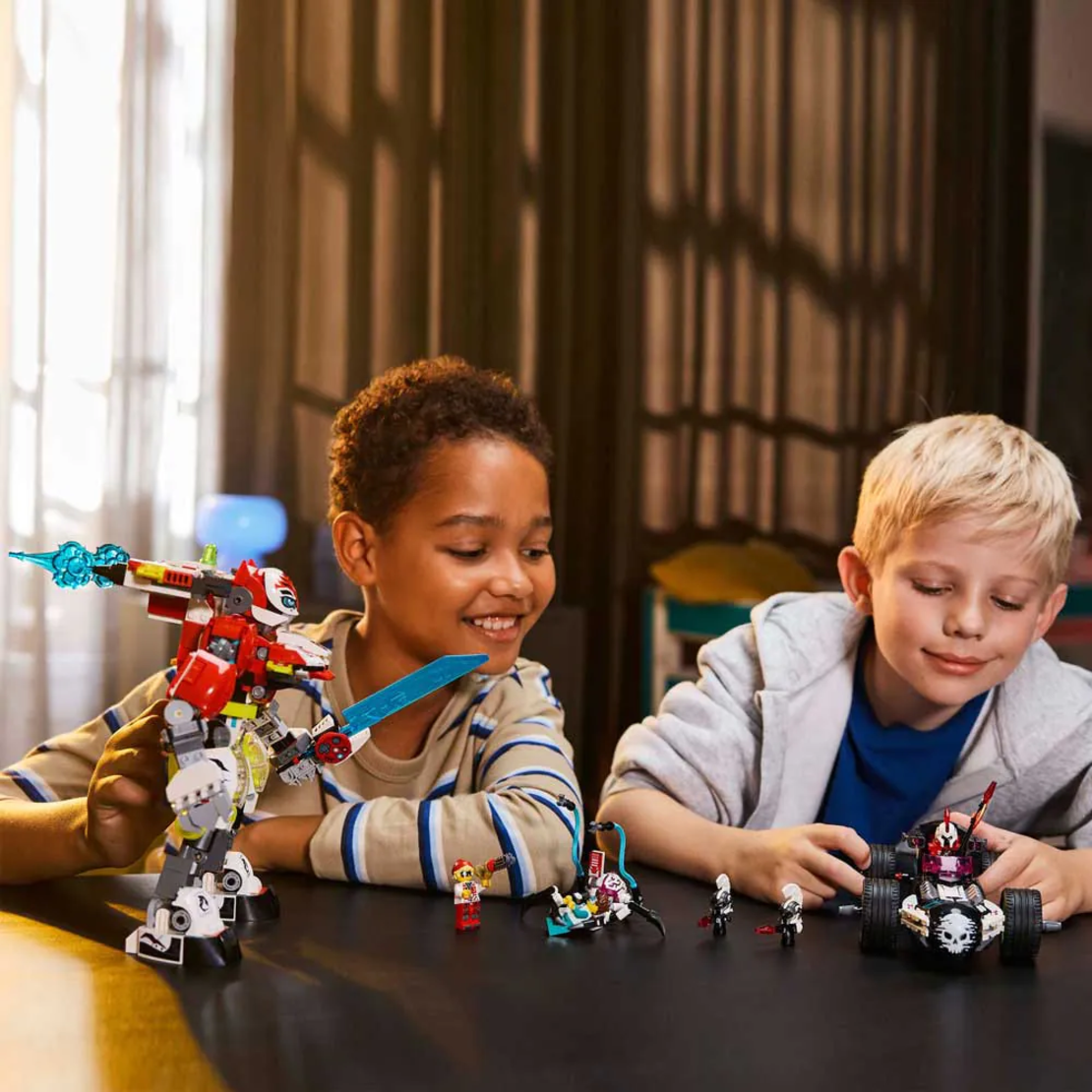 LEGO® DREAMZzz™ Тигър-робот на Купър и кола драгстер на Zero 71497