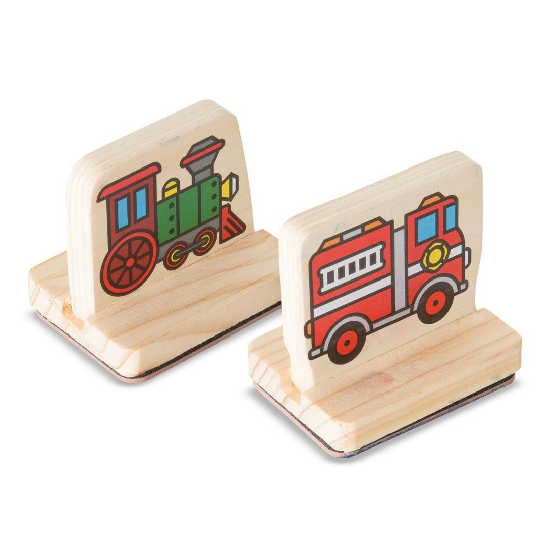 Комплект дървени печати Melissa and Doug Превозни средства 12391