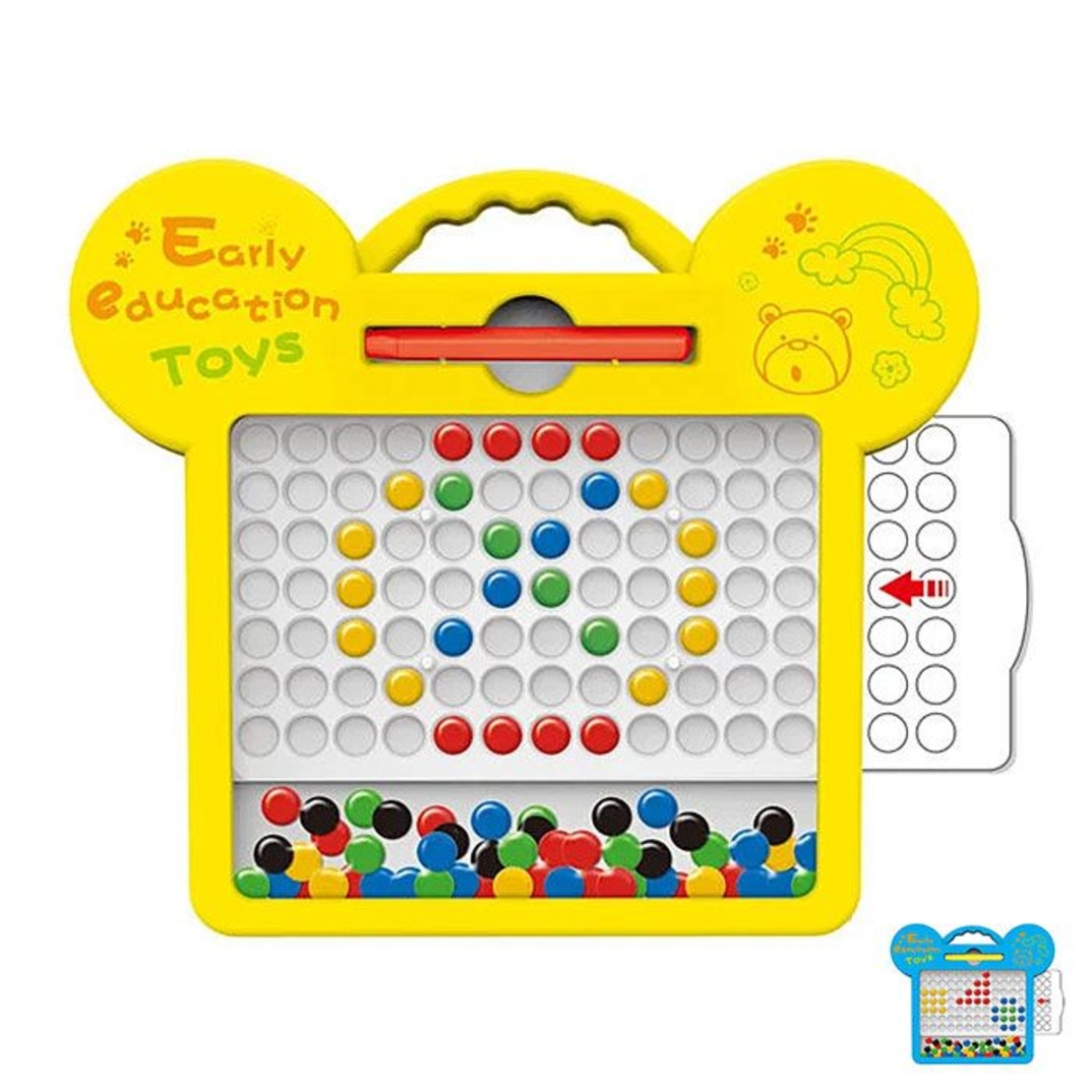 Детска магнитна мозайка Raya Toys с шаблони