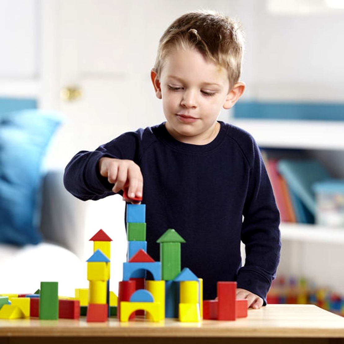 Melissa and Doug Дървени блокчета 100 броя 10481