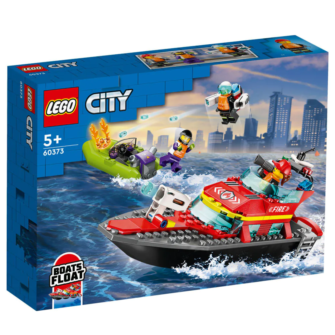 LEGO® City Пожарникарска спасителна лодка 60373