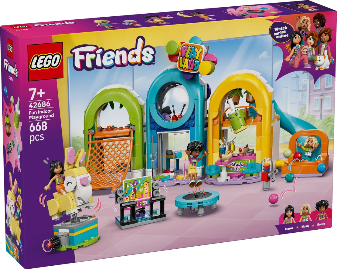 LEGO® Friends Забавна площадка за игри на закрито 42686