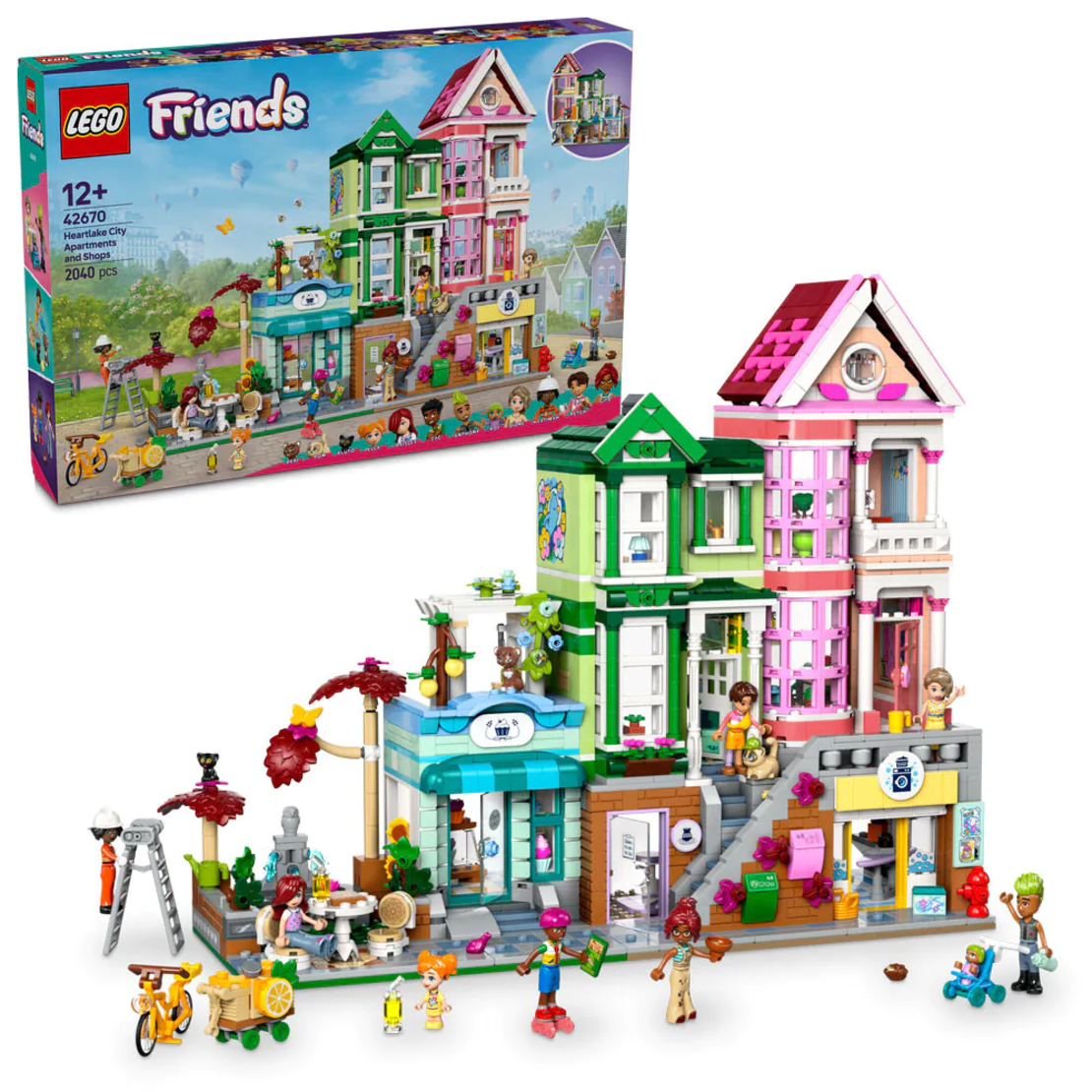 LEGO® Friends Апартаменти и магазини в Хартлейк Сити 42670