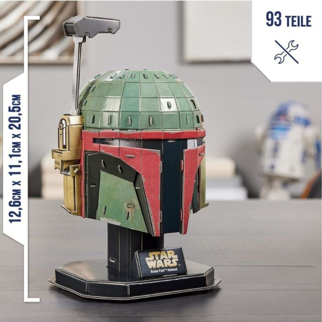 4D пъзел Spin Master Star Wars Boba Fett Helmet, 93 ч.