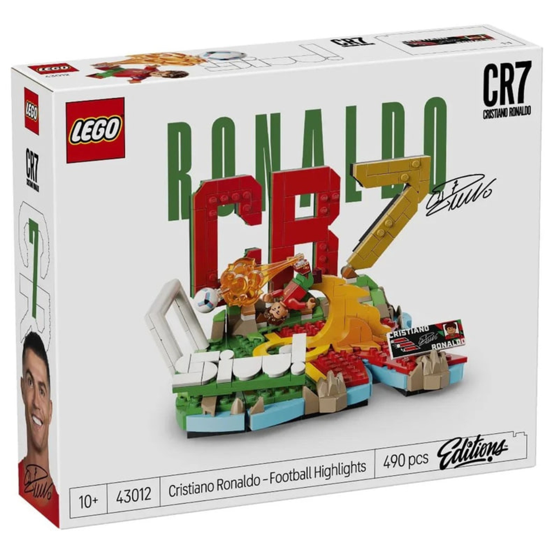 LEGO® Editions Футболни акценти Кристиано Роналдо 43012