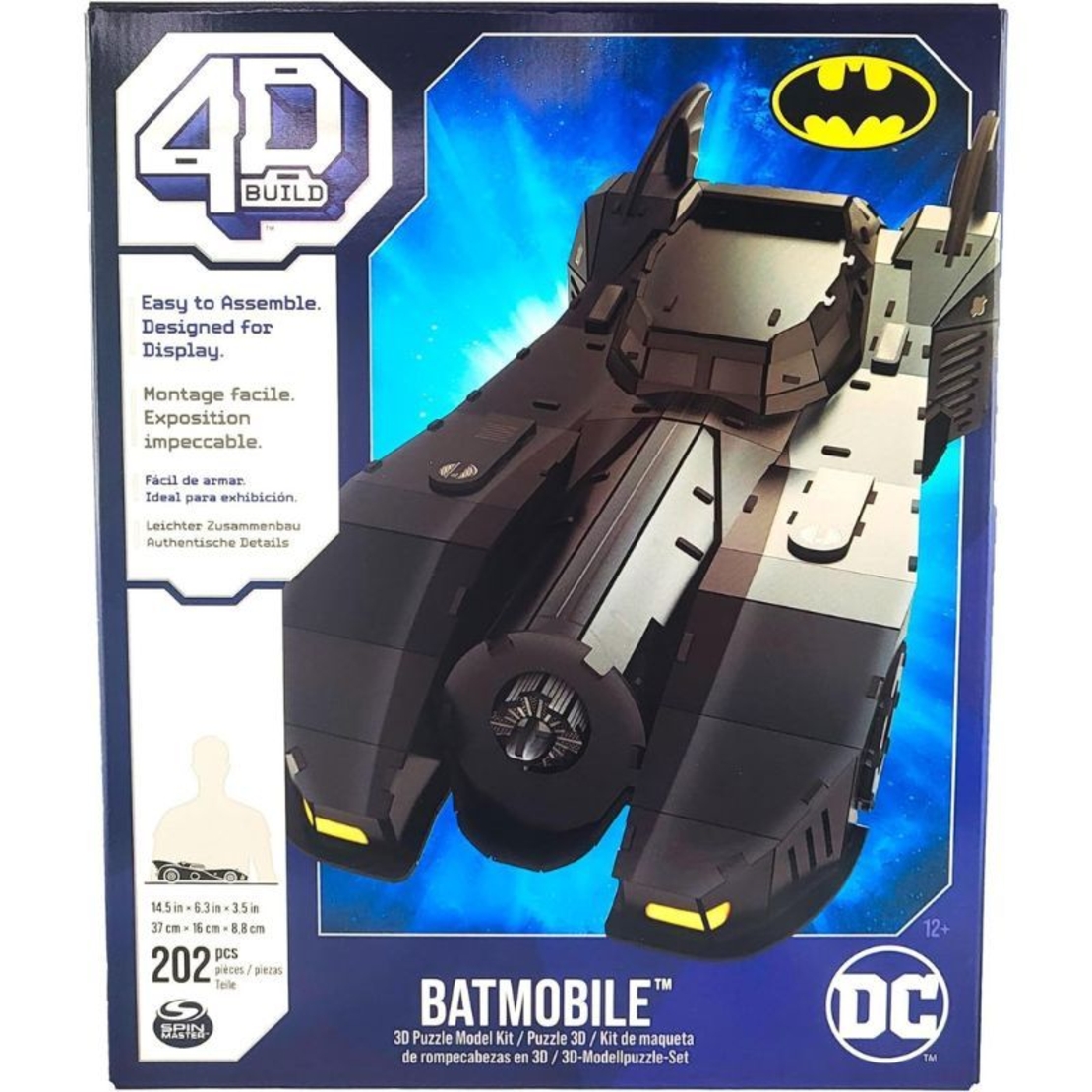 4D пъзел Spin Master DC Comics Batmobile, 202 ч.