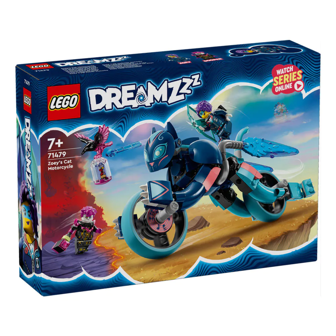 LEGO® DREAMZzz™ Котешкият мотоциклет на Зоуи 71479