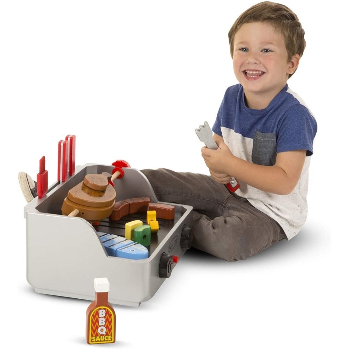 Дървено барбекю с аксесоари Melissa and Doug 19269