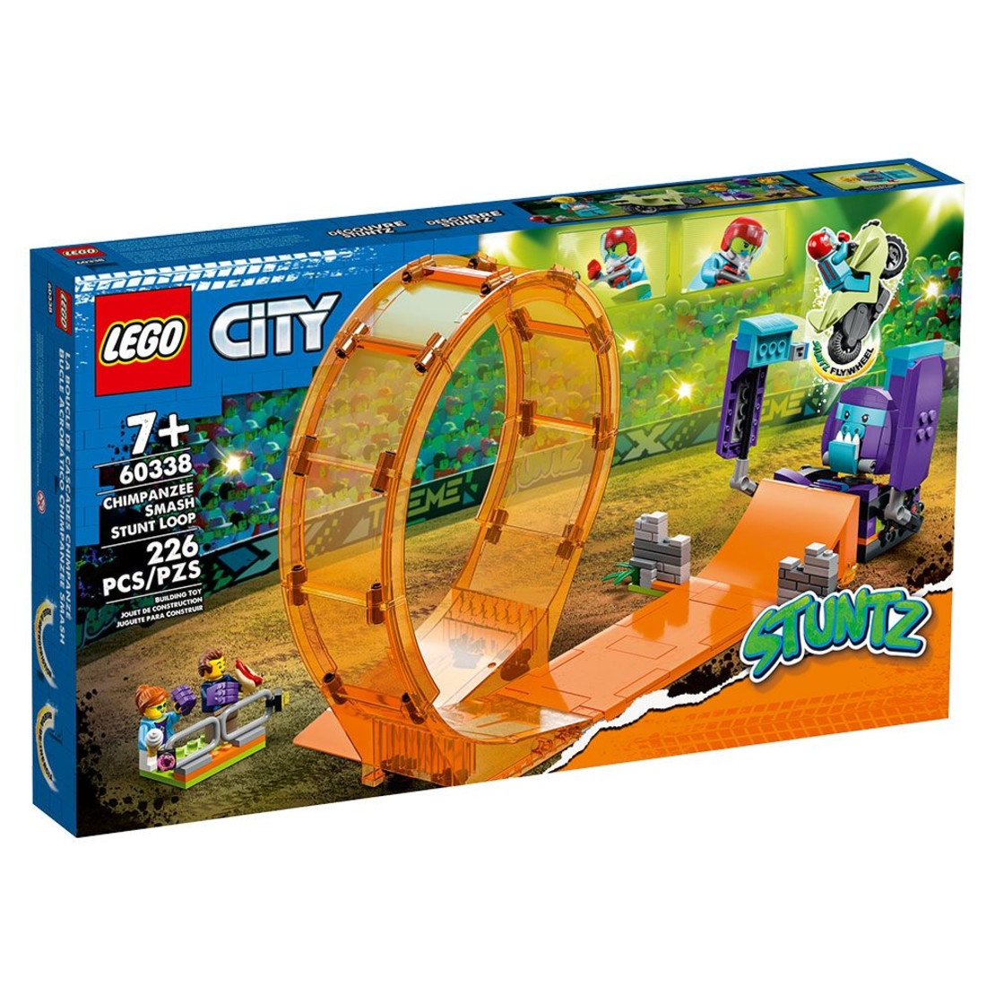 LEGO® City Stuntz Каскадьорски лупинг Chimpanzee Smash 60338