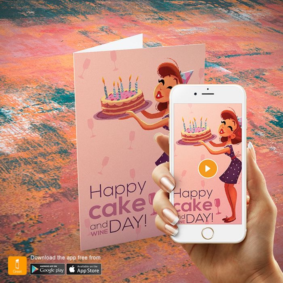 Поздравителна картичка iGreet - Ден на тортата