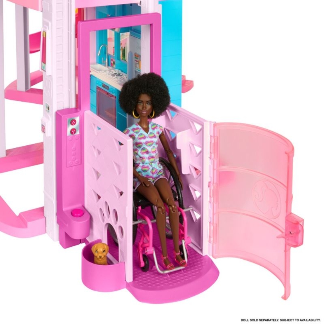 Къща за кукли Mattel Barbie Dreamhouse, на 3 етажа, 75 части, HMX10