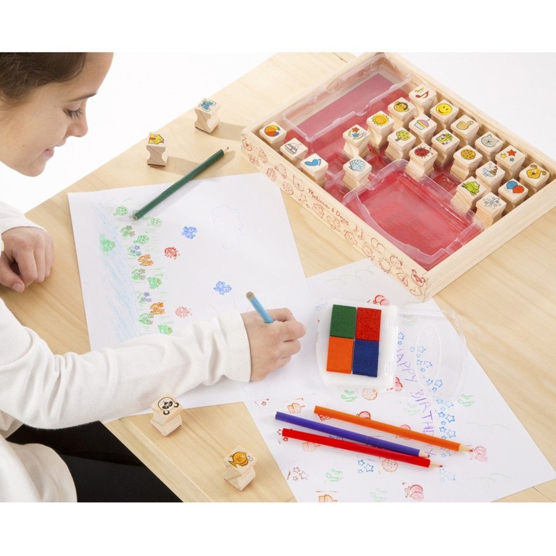 Дървени печати Melissa and Doug Важните неща 19362