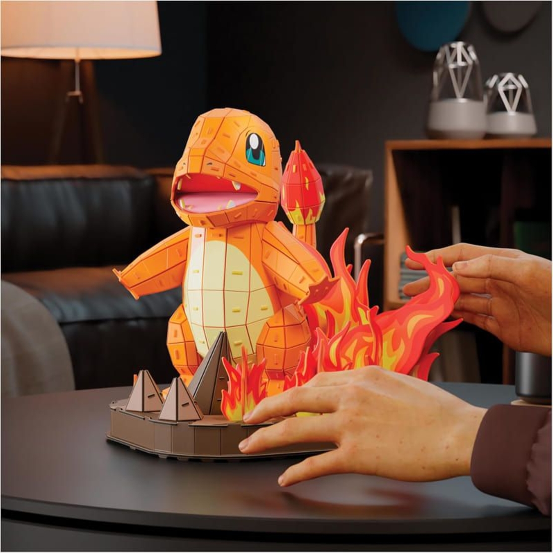 3D пъзел Spin Master 4D Build Pokеmon Charmander, 241 ч.