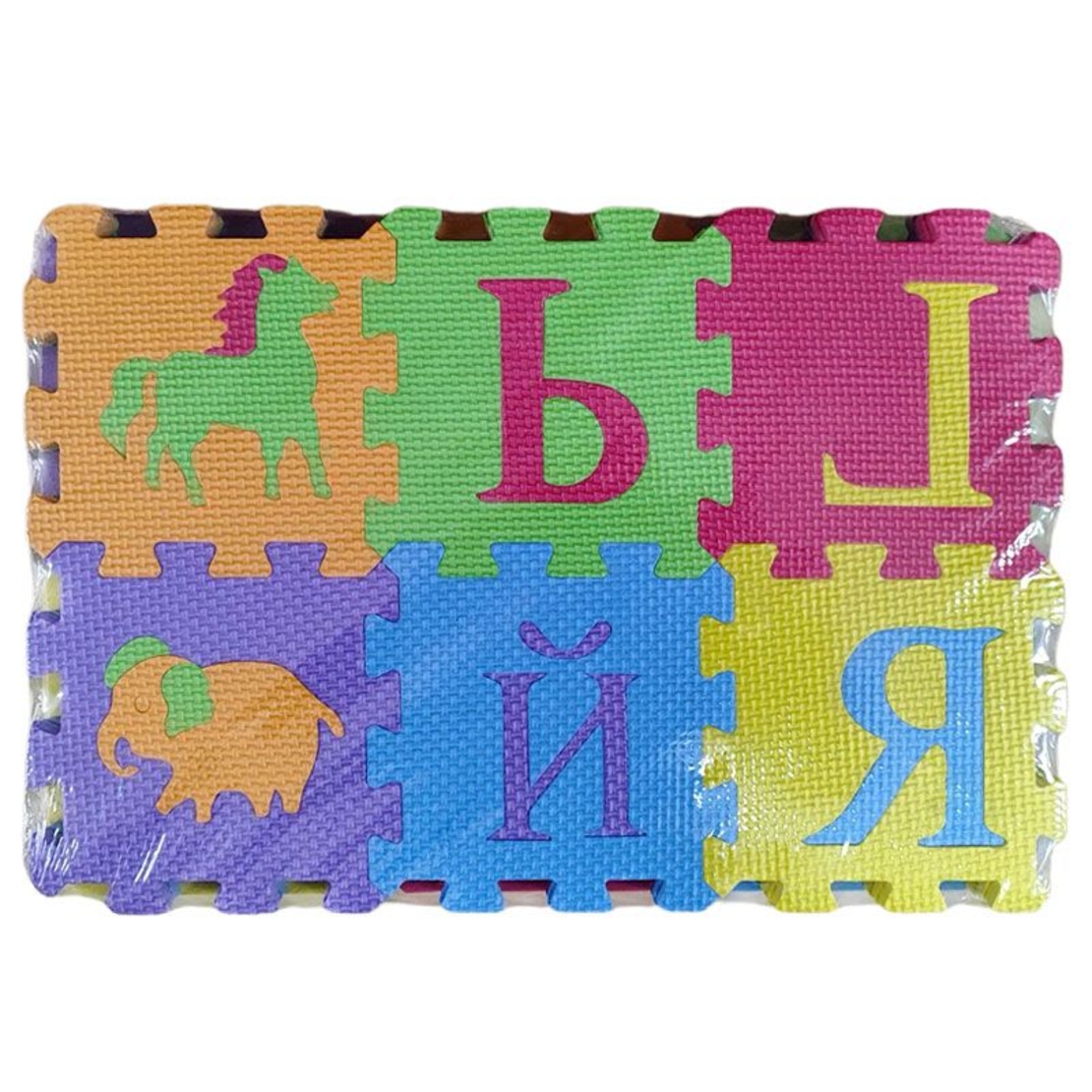 Пъзел за под Raya Toys Азбука, 36 части по 15.5 х 15.5 см