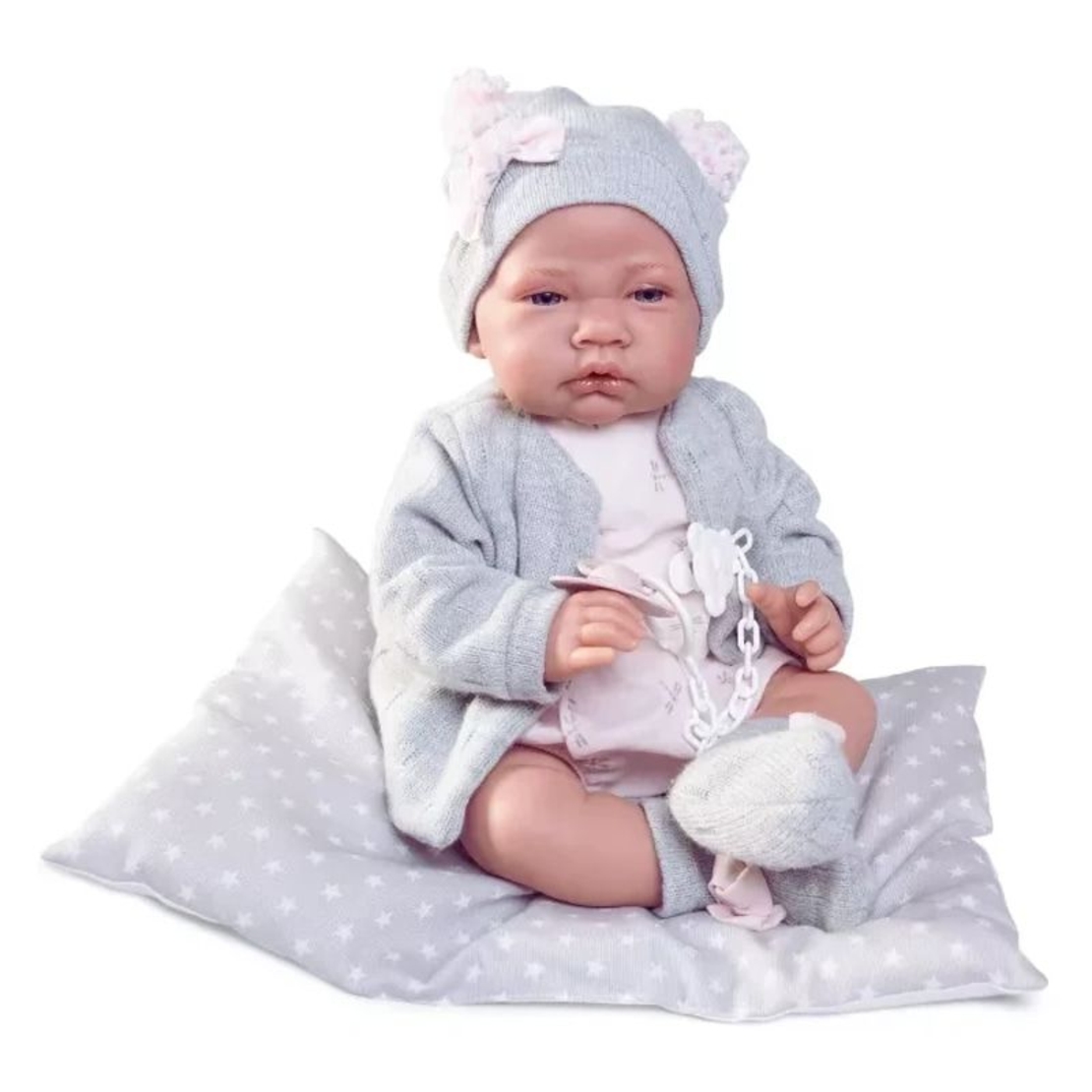 Кукла бебе Antonio Juan Lua, с комплект за новородено, 42см.