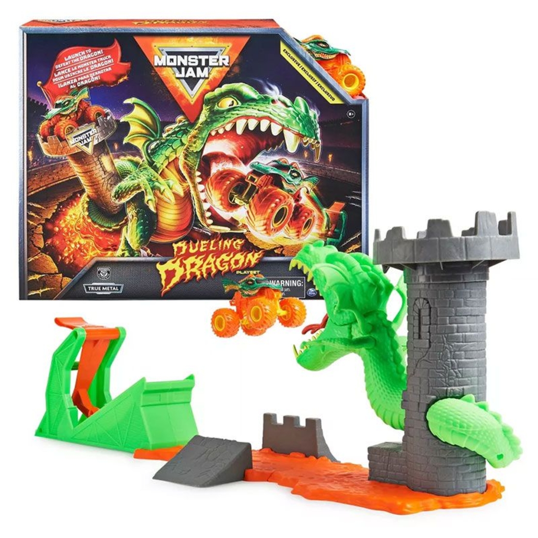 Писта Spin Master Monster Jam True Metal Dueling Dragon