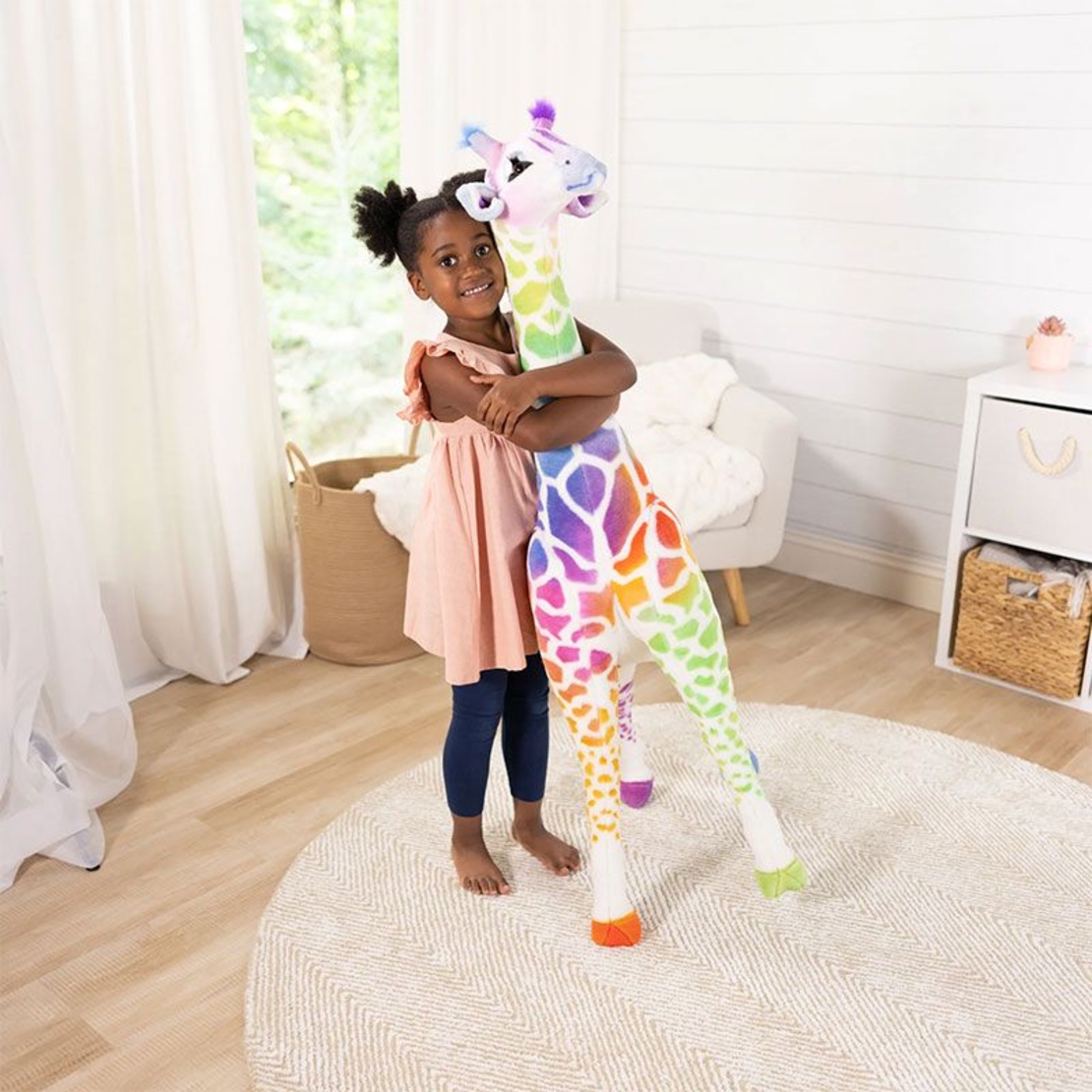 Плюшена играчка Melissa and Doug шарен Жираф, 121 см.