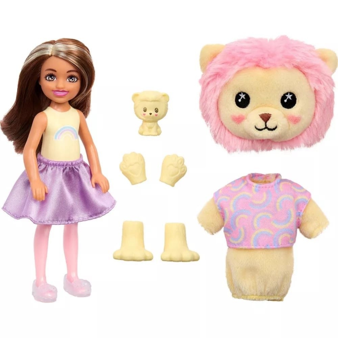 Кукла Mattel Barbie Cutie Reveal Lion Chelsea, изненада